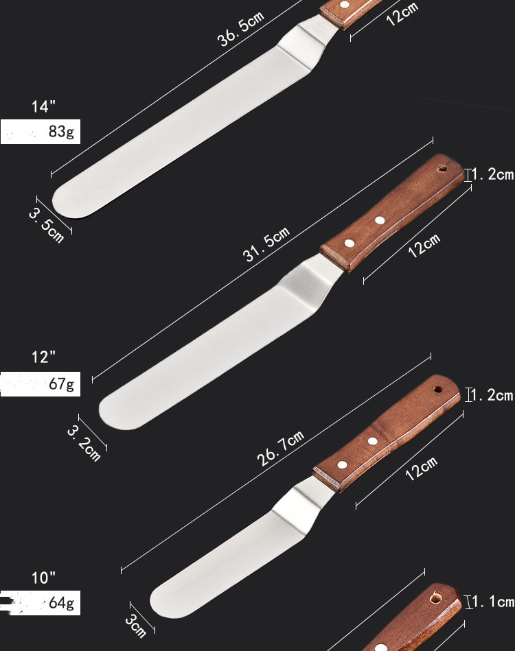 Title 7, 4lü silikon spatula pasta seti, ısıya dayanıkl...