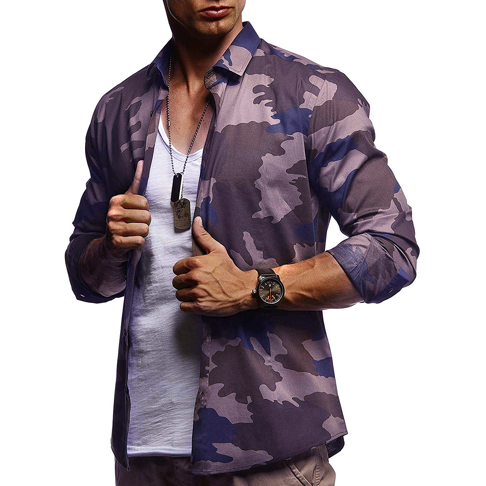 Title 9, Camisa camuflada masculina manga longa