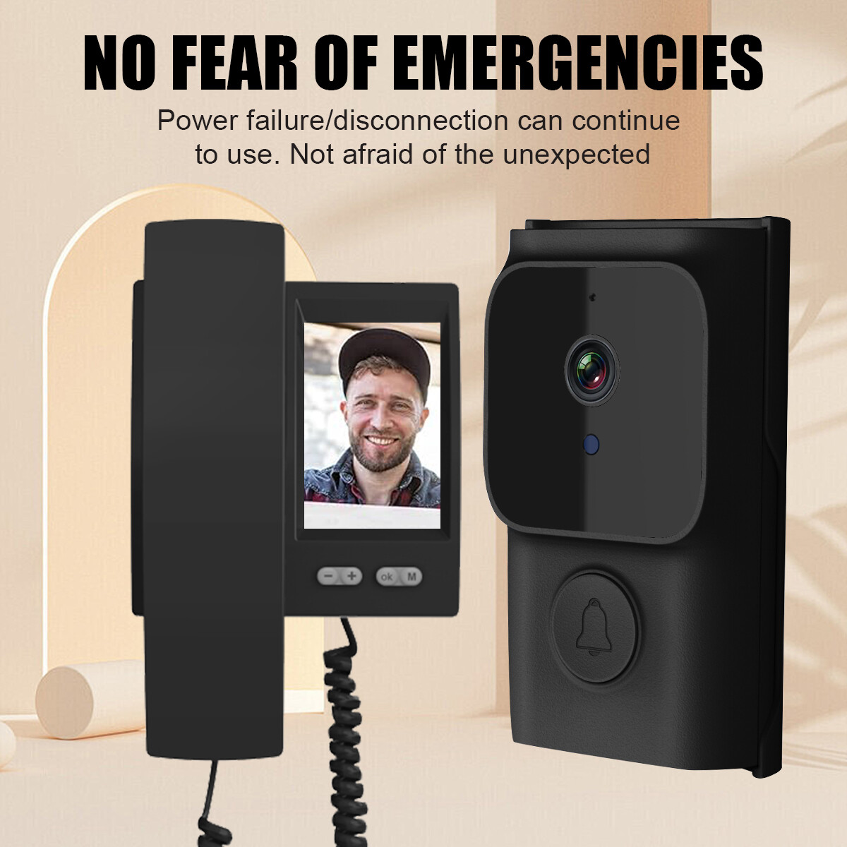 NEW Smart Wireless WiFi Ring Doorbell Security Intercom Video Camera Door Bell.