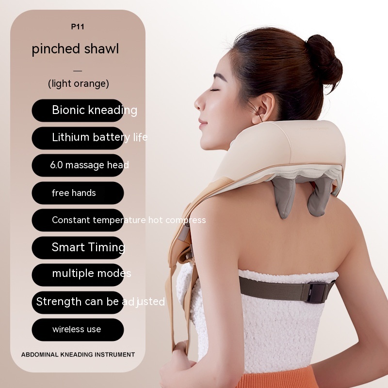 Oblique Muscle Shoulder And Neck Massager Clip Kneading Electric -  CJdropshipping