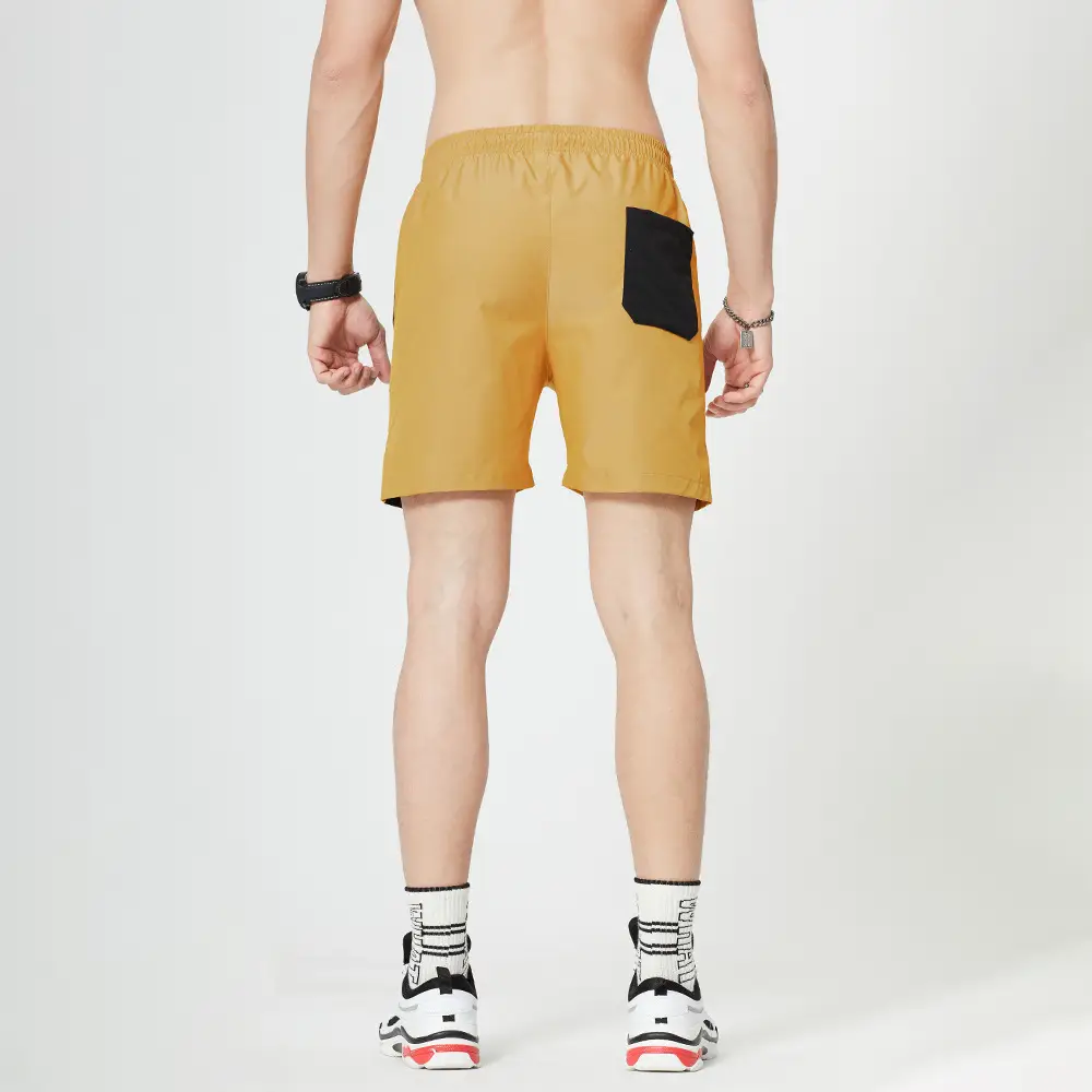 Men's Trendy Contrast Color Five-point Pants Loose