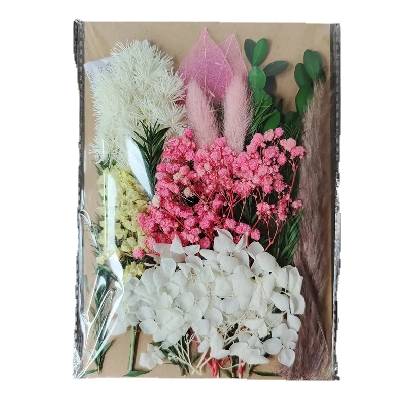 Embossed Flower Material Package Diy Scented Candle Photo Frame Dried Flower Immortal Flower Handmade - 3 Style