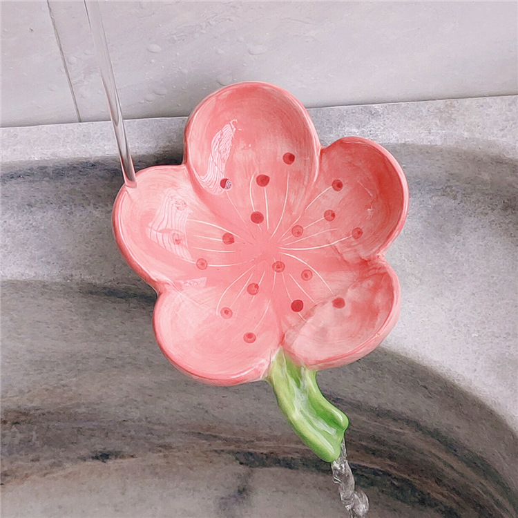 Title 3, Creative Soap Holder Personalized Cute Flower P...