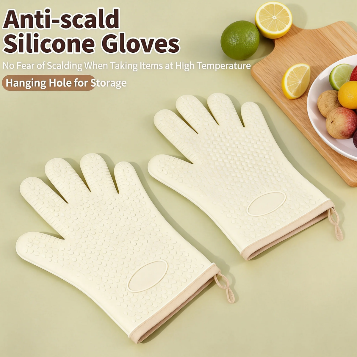 Gants de Cuisine Silicone Résistants à la Chaleur — Protection optimale pour tes mains - image 6