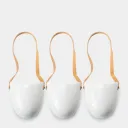 Leather Cord Matte White 3Pac