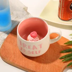 Three-dimensional Animal Ceramic Mug - Cake - View 1