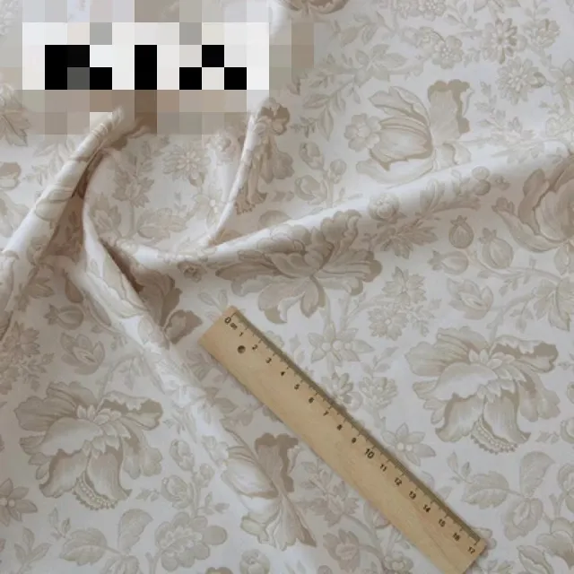 Cotton Cloth Clothes Bag Garden Floral Printing Fabric Grey20 - Shop at LoveMi