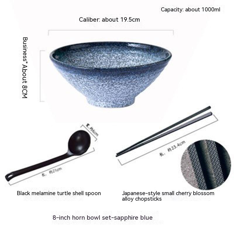 8inch Sapphire Blue Bowl Set