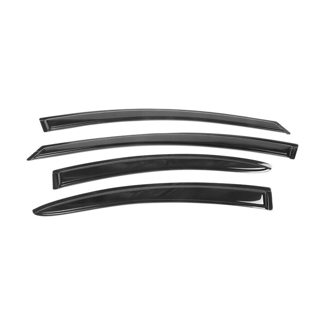 For Neon 00-05 Dodge Neon Sedan Window Visors Rain Sun Guard Vent 4 Pieces Set 6