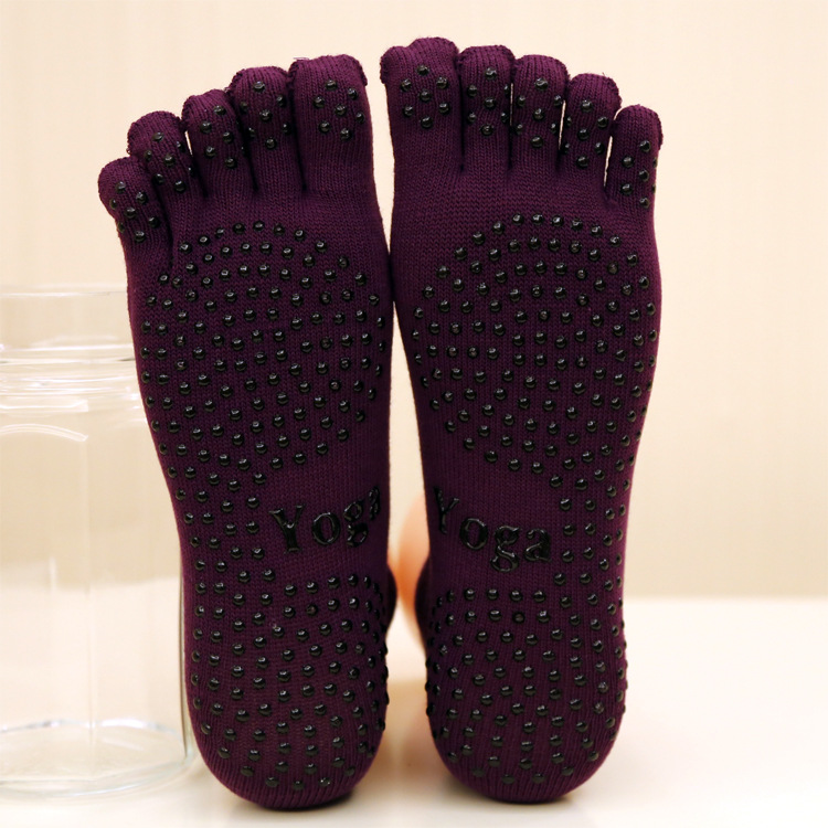 Men's Non slip Cotton Sports Five finger Socks thumbnail 4