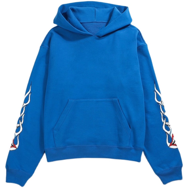 Title 2, Blauer Little Ghost Hoodie Herren-Trendpullover