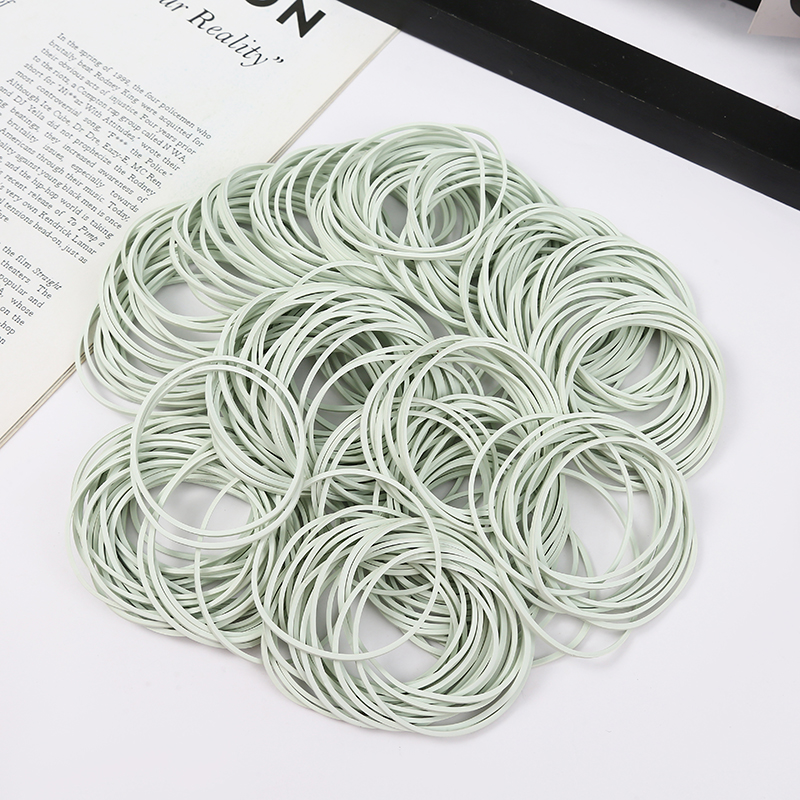 Wanlin 500g Elastic Rubber Bands Office Supplies Rubberbands White