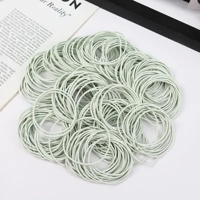Wanlin 500g Elastic Rubber Bands Office Supplies Rubberbands White
