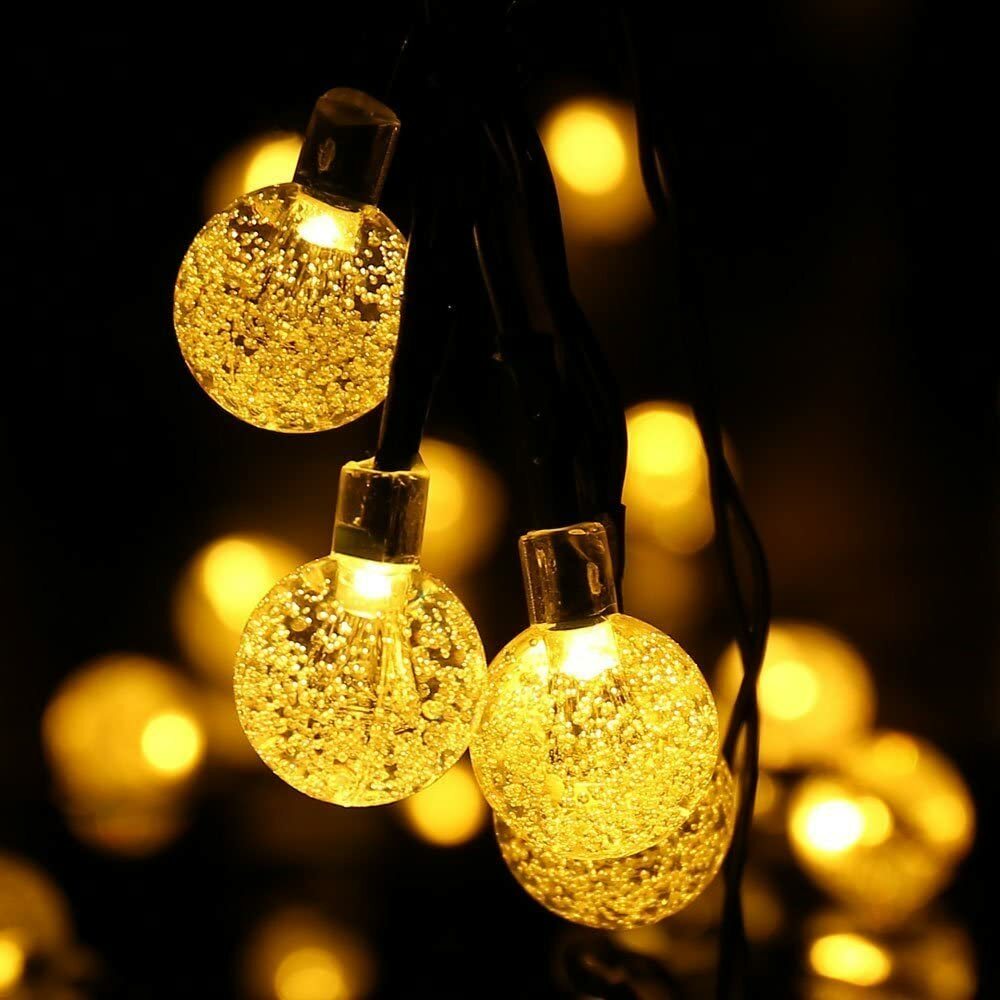 LED Ball Solar Light Party Fairy Outdoor Retro Ball String Lights Patio Garden — foto 5