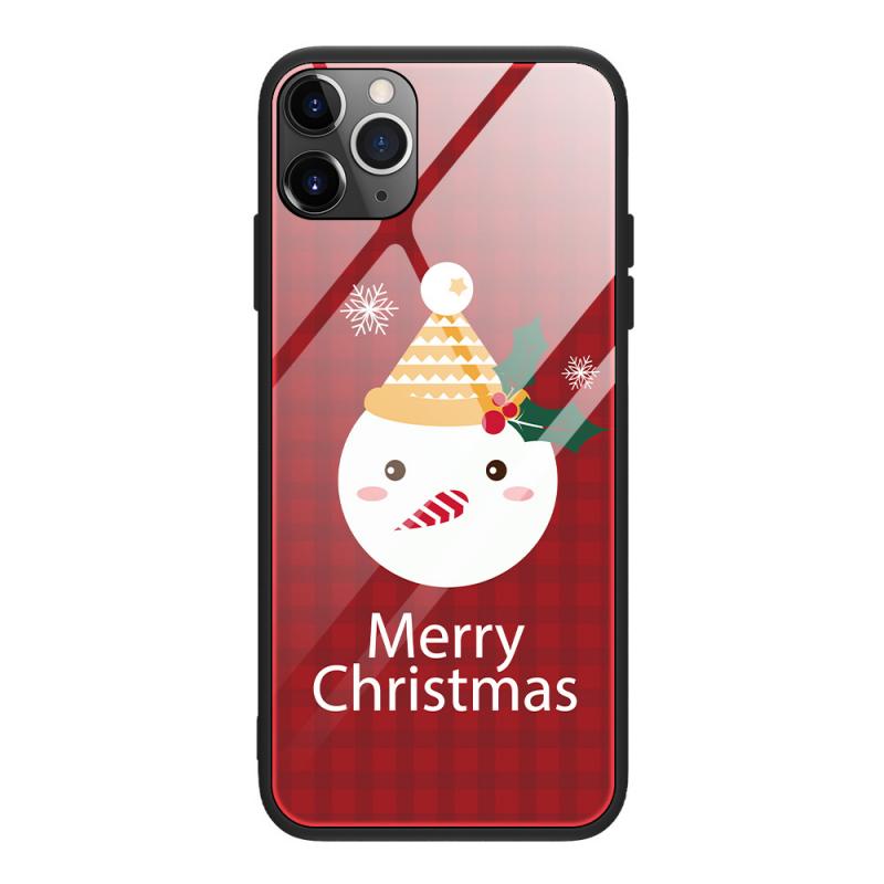 Title 10, Temperli cam koruyucu kapak Noel telefon kılıfı