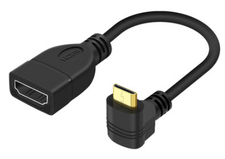 Title 4, Adapter kątowy Mini HDMI męski do HDMI żeński K...