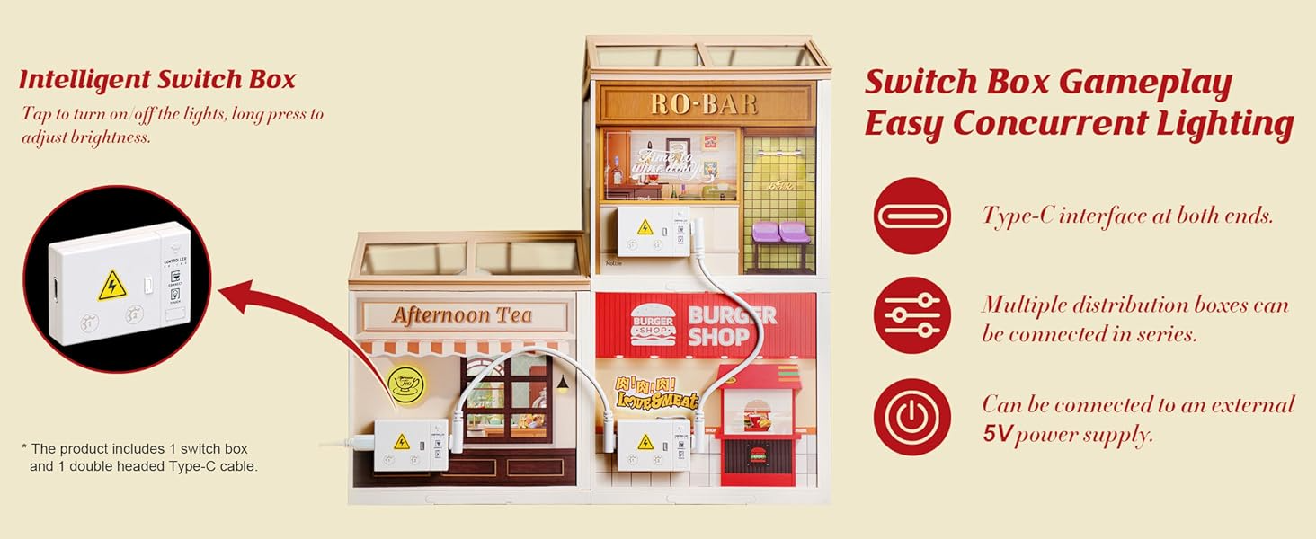 Title 7, ROBOTIME Kit Fai da Te Casa delle Bambole in Mi...