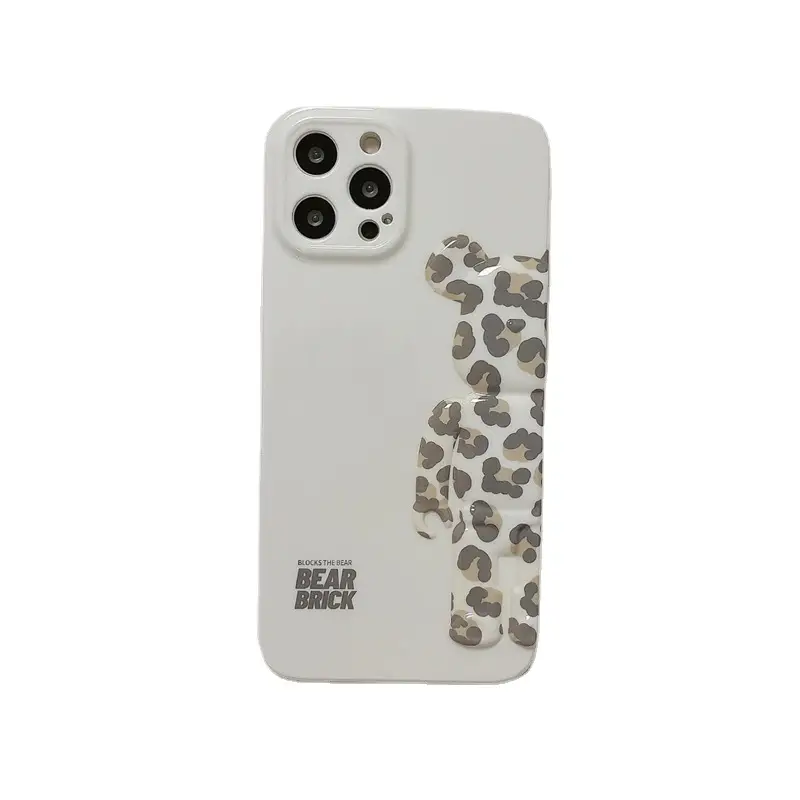 White Leopard Print 13 Mobile Phone Case