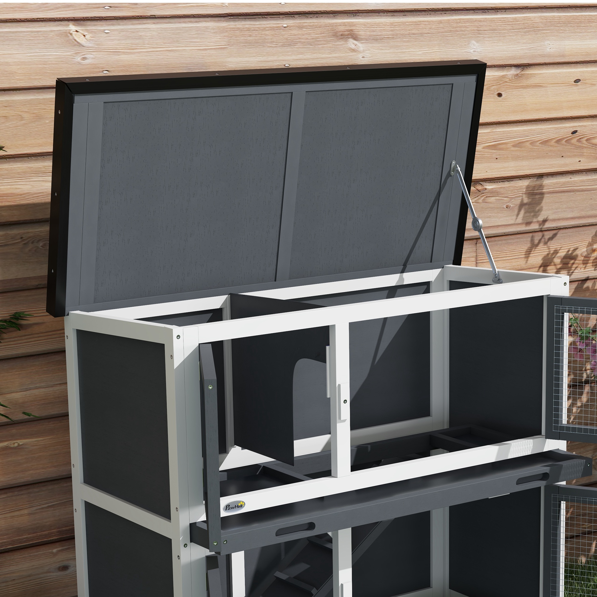 Double Layered Rabbit Cage-guinea Pig Cage-pet Cage-outdoor Cage With Sliding — image 11