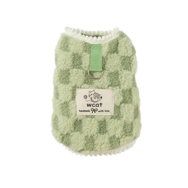 Autumn And Winter Korean Version New Dog Cute Cartoon Little Bear Sportswear Cat Teddy Pet Clothing Green - Shop at LoveMi