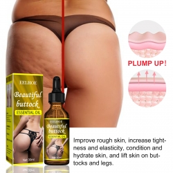 EELHOE Butt Essential Oil, Lift Firming Buttocks Massage Buttocks Moisturizing Treatment Essential Oil