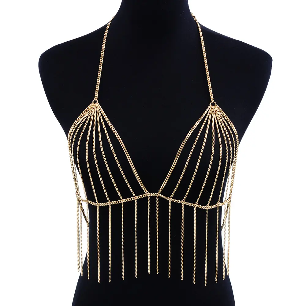 Exaggerated Jewelry Gold Multi-layer Tassels