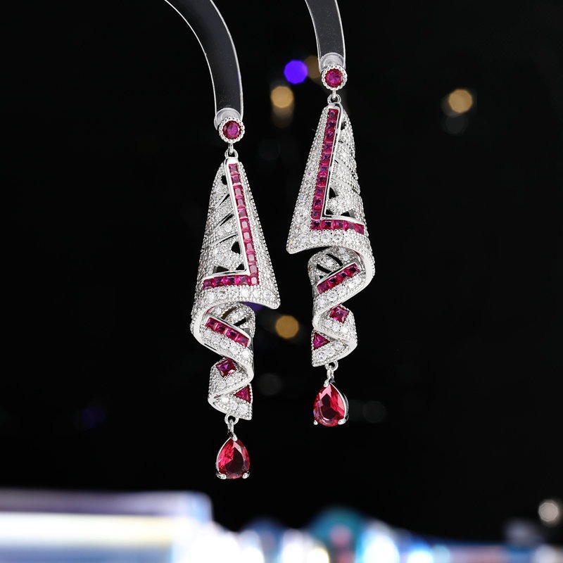Jewelry Tassel Silver Needle Earring Girl thumbnail 7