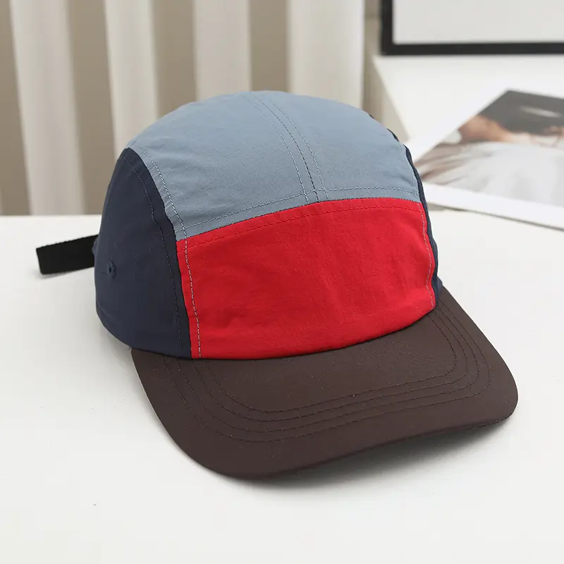 Men's And Women's Multi-color 5-piece Quick-drying Lightweight Sun-protective Adjustable American-style Casual Baseball Cap For Outdoor Leisure, Daily Outings, 