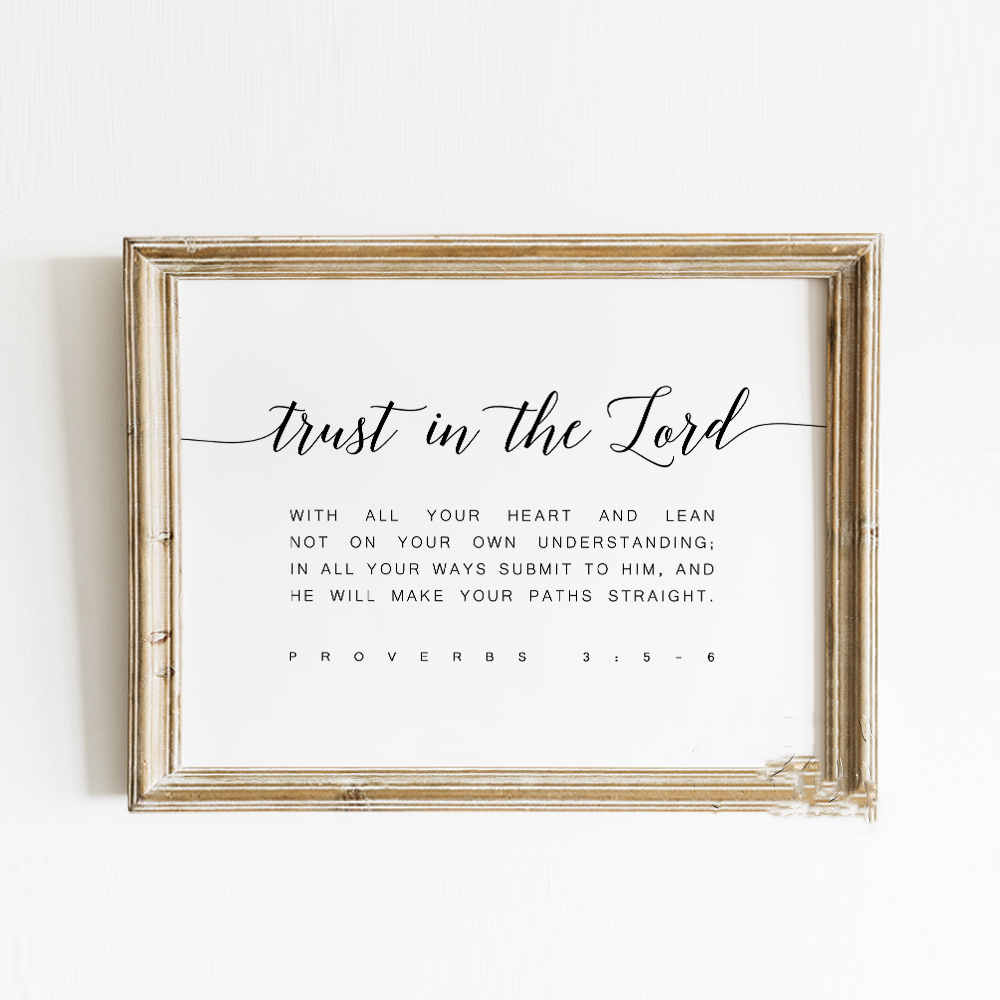 Title 3, Blessing Bible Wall Art Print Canvas Painting