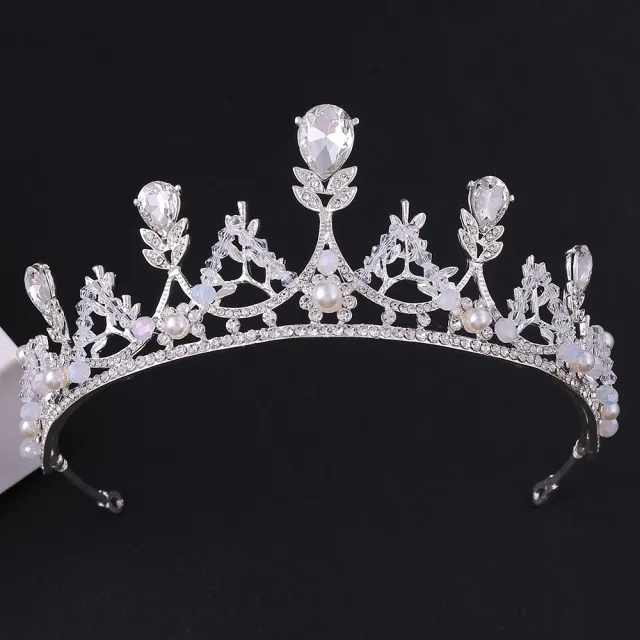 Korean Style Bridal Crown Earring Set Style9 - Shop at LoveMi