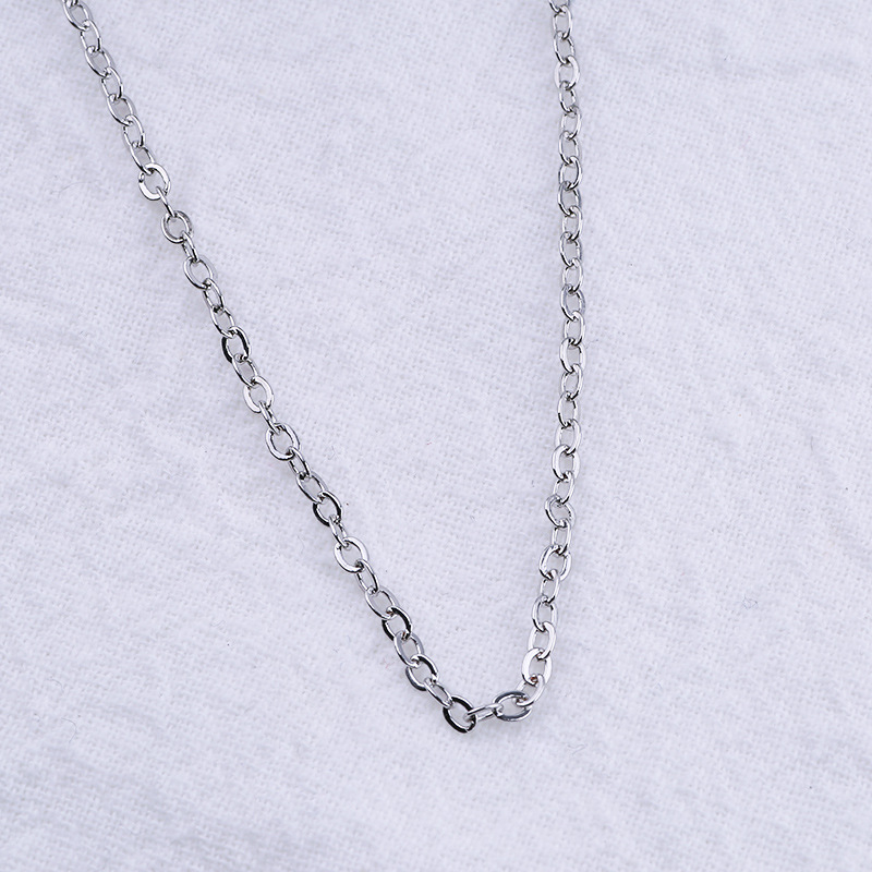 Real Gold Plated Copper O Chain Flat Round Chain