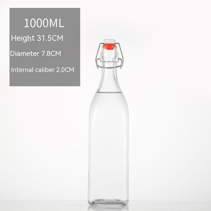 1000ml Square Bottle