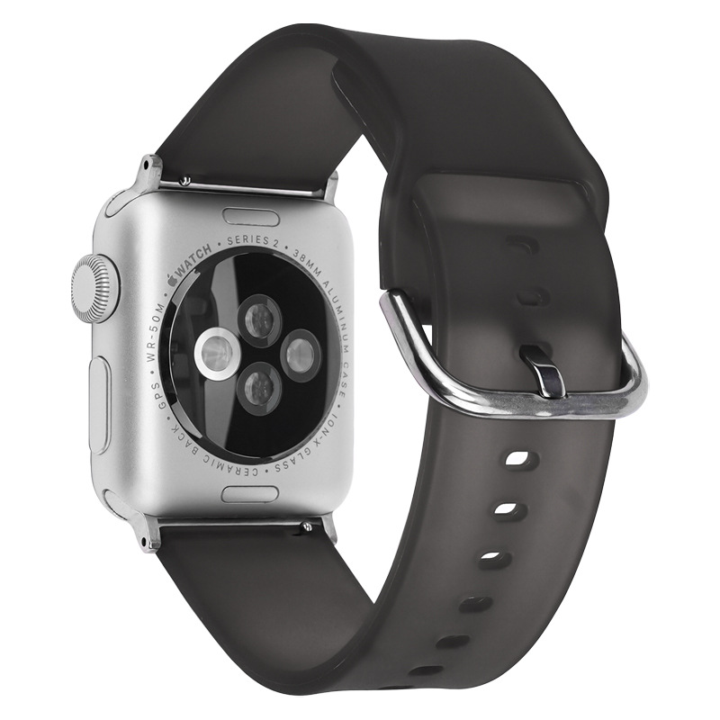 سوار ساعة بتصميم تدريجي مع إبزيم داخلي من السيليكون