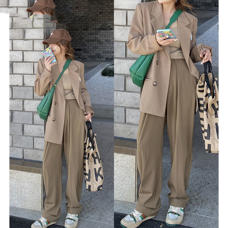 Title 6, Drape Look Thinner Khaki Suit Pants