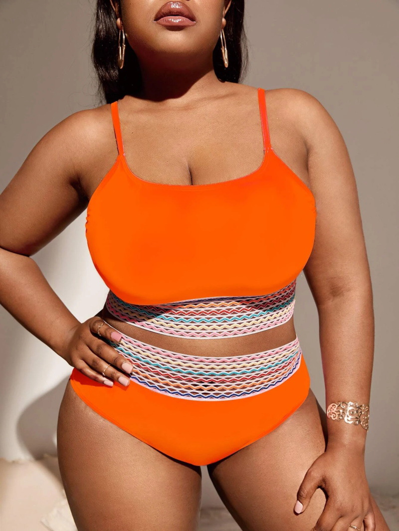 Large Size Split High Waist Briefs