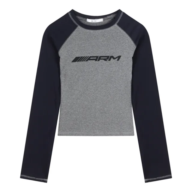 American Vintage Long Sleeve Raglan T shirt Thin Style - Shop at LoveMi