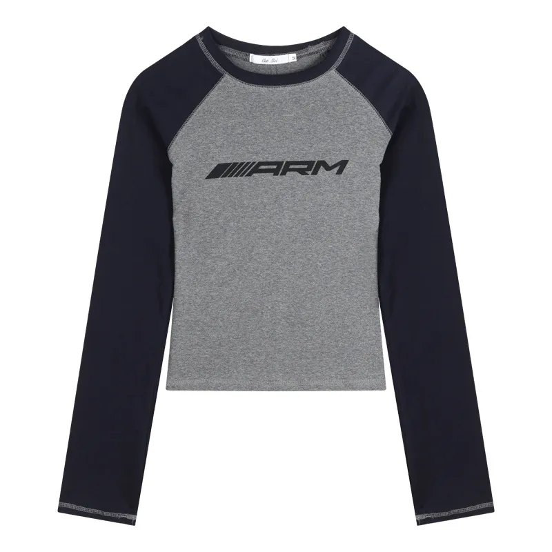American Vintage Long Sleeve Raglan T-shirt - Thin Style