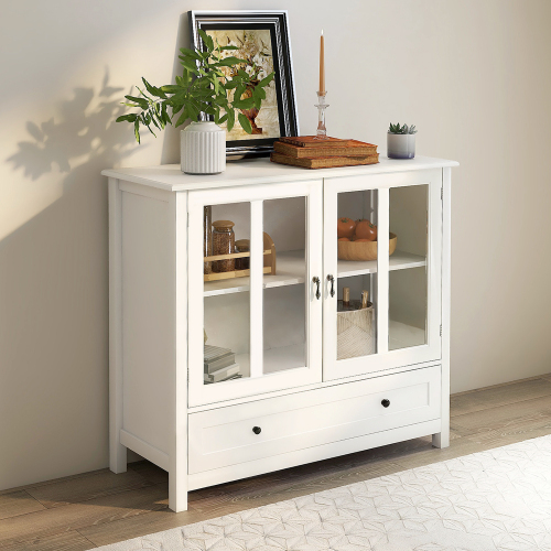 Buffet Lockers With Double-glazed Doors And Unique Bell Hand