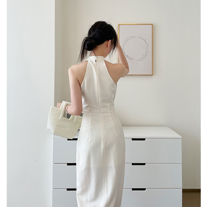 Halter-Neck Midi Dress, picture 3 of 6