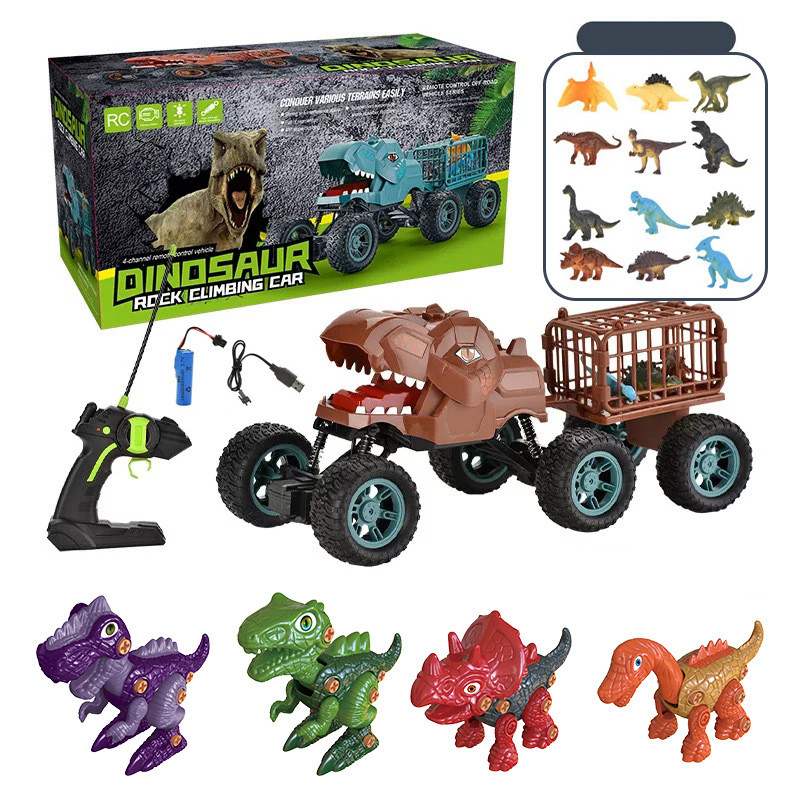 Title 11, Vier-Wege-Fernbedienung Dinosaurier Offroad-Kle...