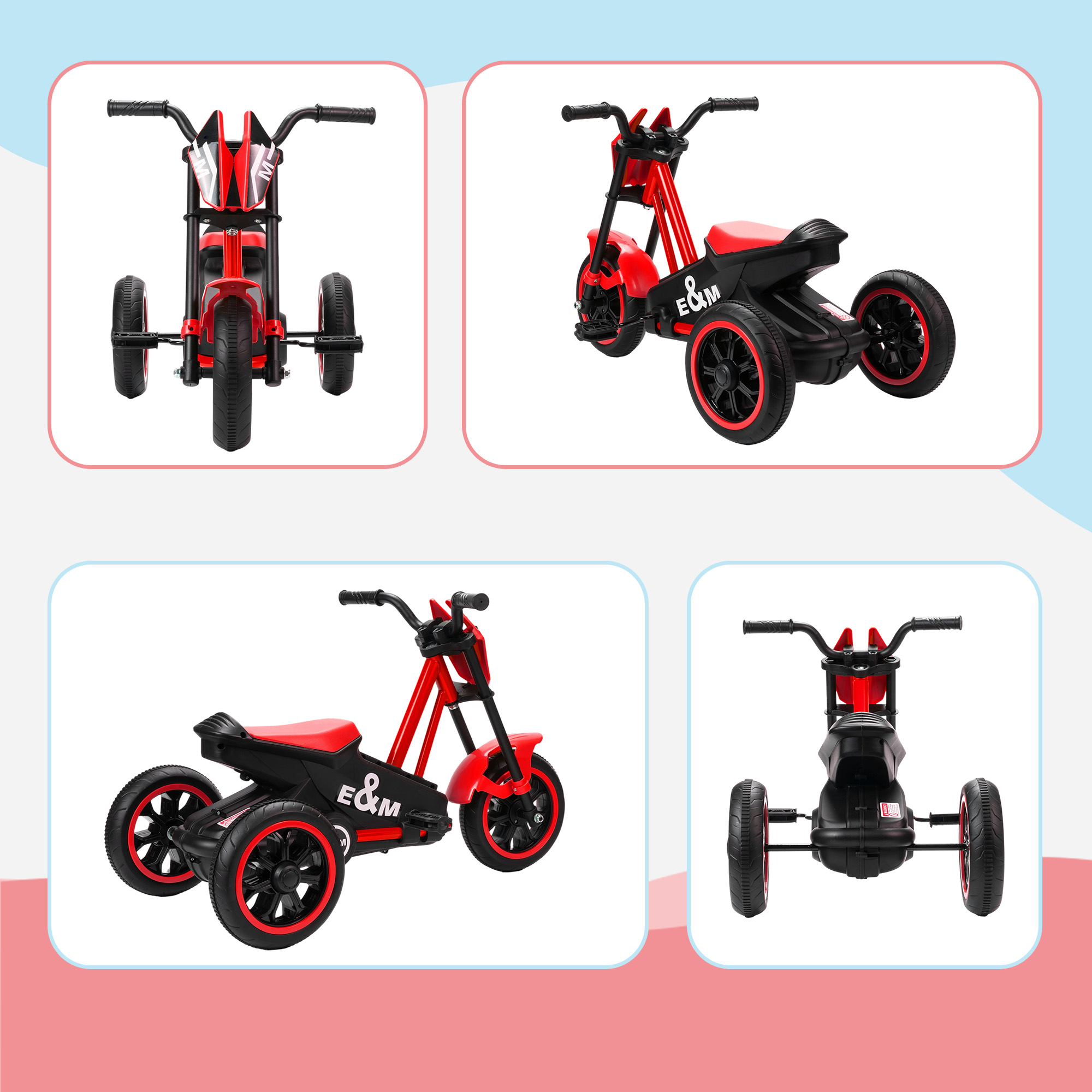 Children's Tricycles, Baby With Pedals, Three Wheeled Balance Bikes — image 7