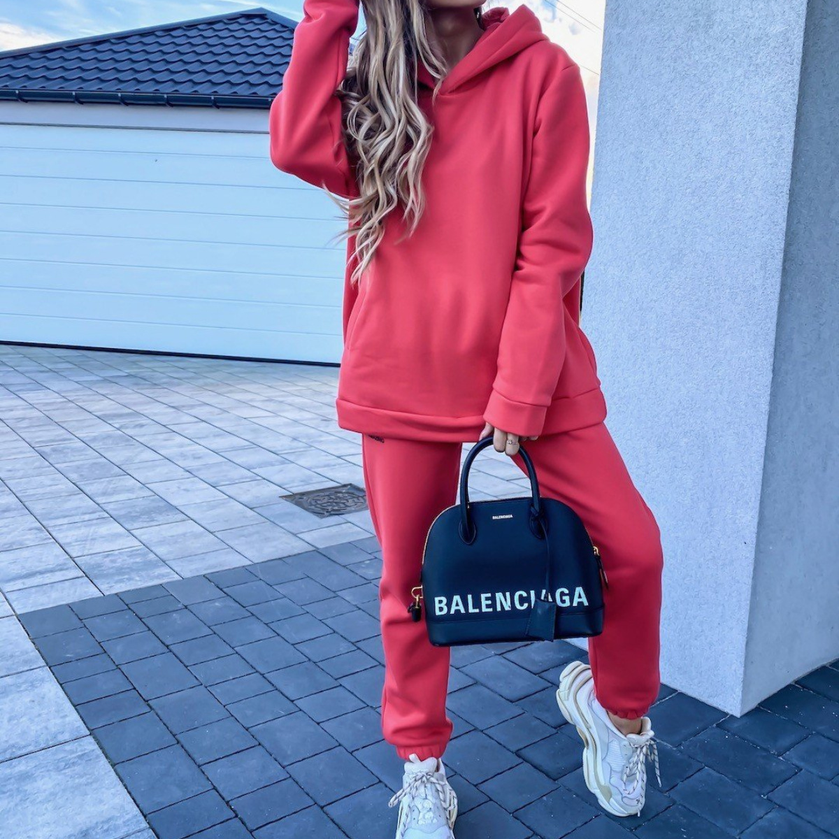 Women's New Sports And Leisure Hooded Sweater Suit