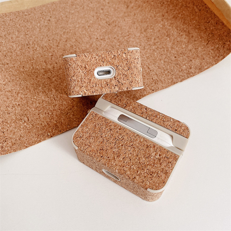Alphabet Wood Grain Bluetooth Wireless Headset Case - Image 4