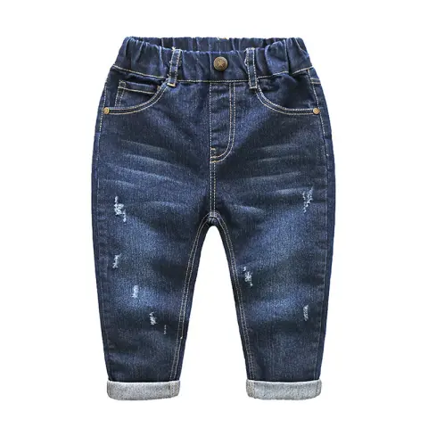 Boys' Spring and Autumn Crawler Jeans Children's Casual Pants