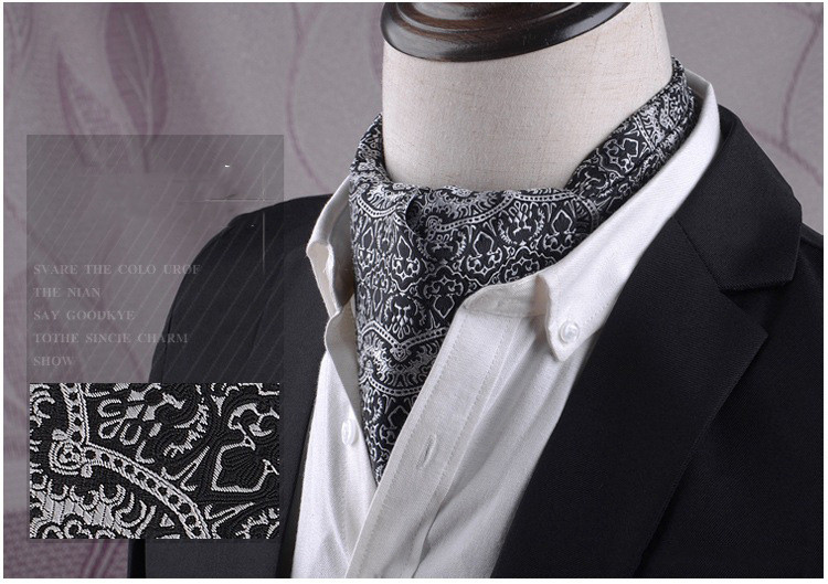 Title 2, Gentleman Style Polyester Jacquard Men