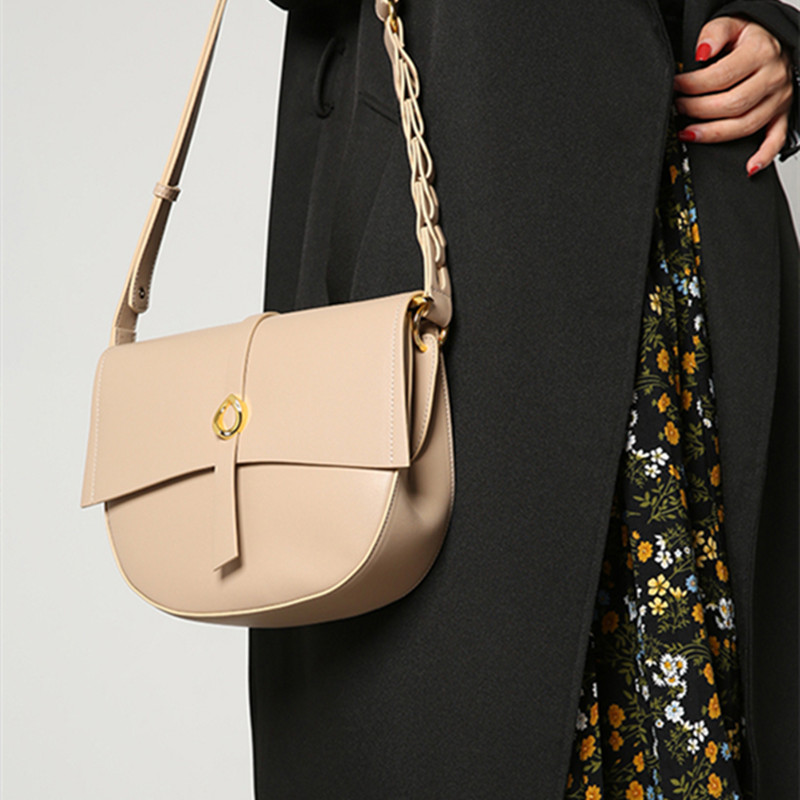 Women's Fashion Soft Leather Single Shoulder Crossbody Bag