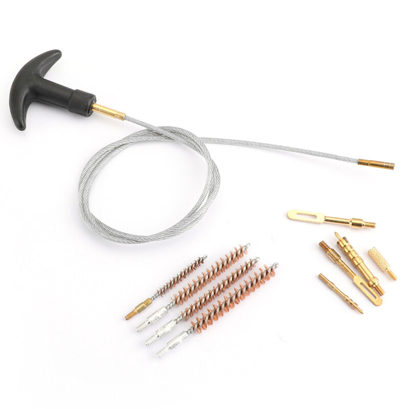 9Pcs Cleaning Kit Pull Through Gun For .17 .22 .270 .300 Calibre — image 3