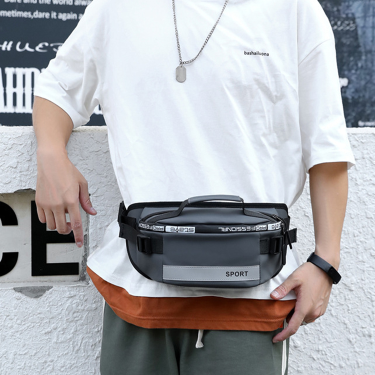 Reflective Waist Bags Men Crossbody Bag Pack For Travel Walking Running Hiking Cycling — foto 3