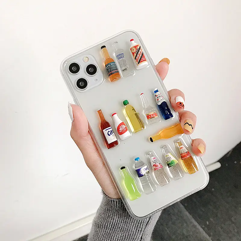 Mobile Phone Case Transparent Three-dimensional Glue
