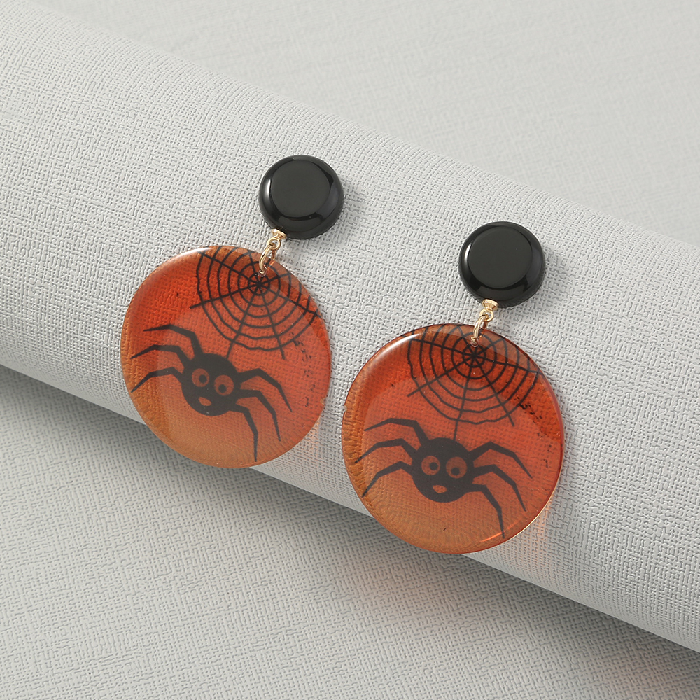 Simple Geometric Personality Halloween Earrings
